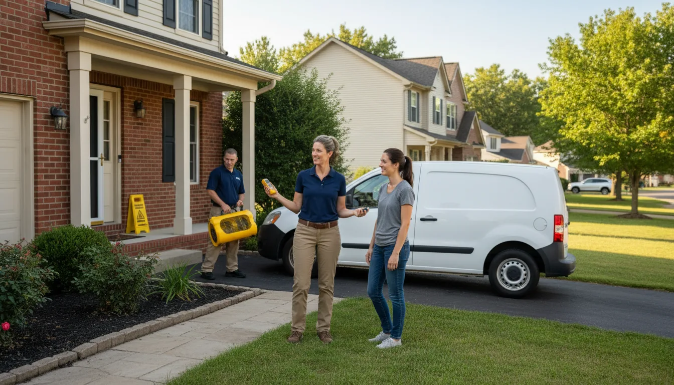 Water restoration image for Home Water Damage Repair in Pemberville, OH